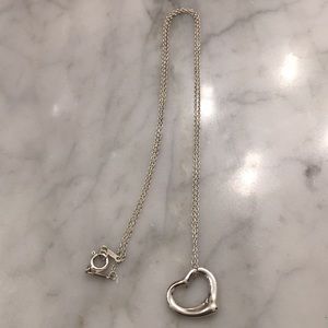 Tiffany & Co Elsa Peretti Open Heart Necklace
